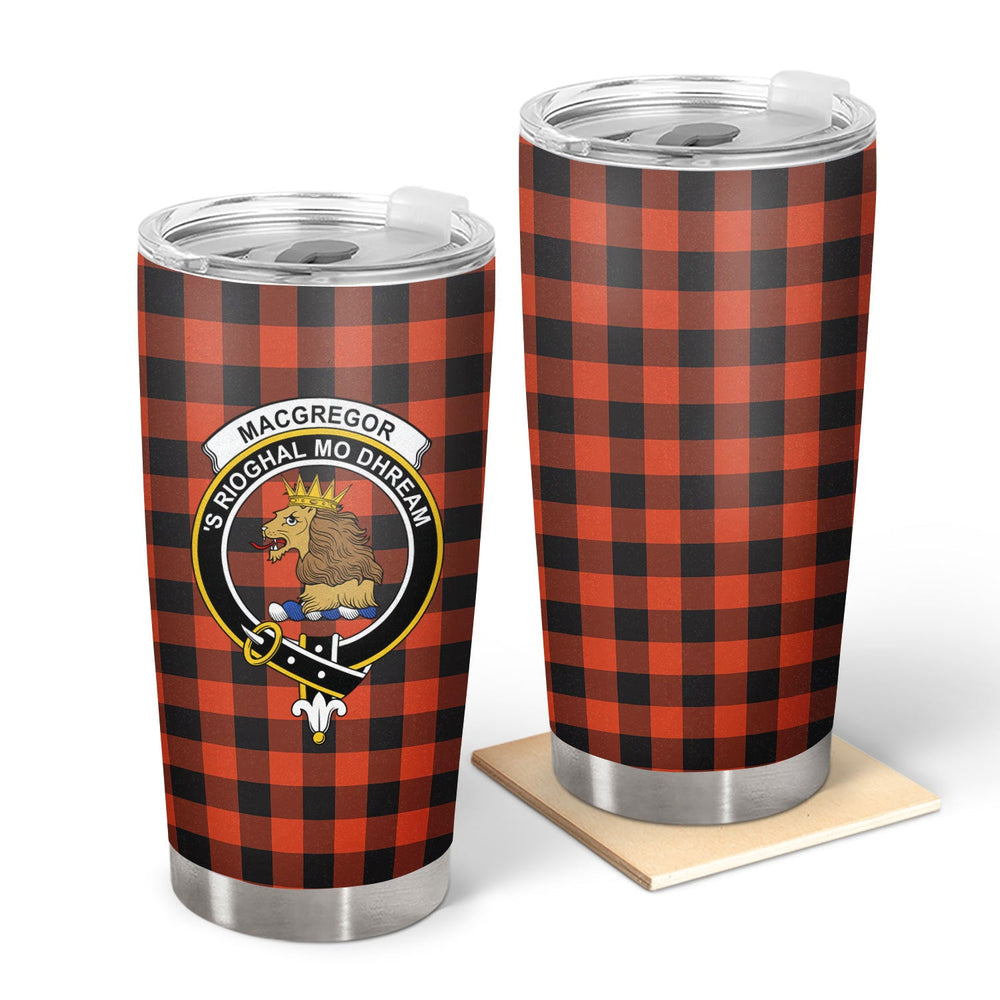 Clan Rob Roy MacGregor Ancient Tartan Crest Tumbler OF26 Clan MacGregor Tartan Today