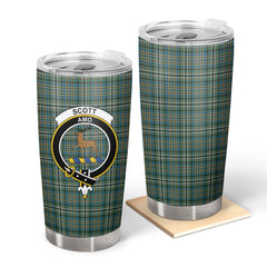 Clan Scott Green Ancient Tartan Crest Tumbler BN45 Clan Scott (Scott Tartan) Tartan Today