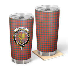 Clan Sinclair Ancient Tartan Crest Tumbler WO51 Clan Sinclair Tartan Today