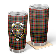 Clan Stewart Black Tartan Crest Tumbler AZ38 Clan Stewart Tartan Today