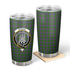 Clan Strang (or Strange) Tartan Crest Tumbler BC63 Clan Strange Tartan Today