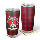 Clan Telfer Tartan Crest Tumbler IC93 Clan Hall Tartan Today