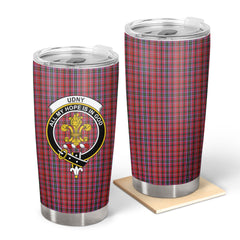 Clan Udny Tartan Crest Tumbler TW56 Clan Udny Tartan Today