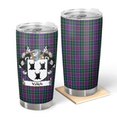 Clan Veitch Hunting Tartan Crest Tumbler BK51 Clan Hall Tartan Today