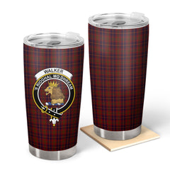 Clan Walker Tartan Crest Tumbler HN83 Clan Hall Tartan Today