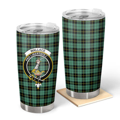 Clan Wallace Hunting Ancient Tartan Crest Tumbler HC30 Clan Wallace Tartan Today