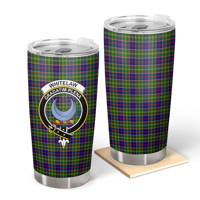 Clan Whitelaw Tartan Crest Tumbler