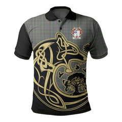 Clan Halliday Tartan Polo Shirt Viking Wolf VT63 Halliday Tartan Tartan Polo