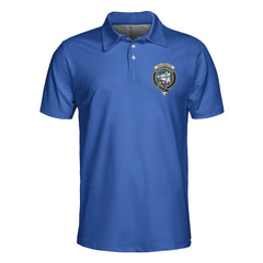 Clan Galbraith Ancient Crest Polo T-Shirt CA48 Galbraith Ancient Tartan Polo T-Shirt Tartan Polo