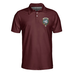 Clan Galbraith Ancient Crest Polo T-Shirt CA48 Galbraith Ancient Tartan Polo T-Shirt Tartan Polo