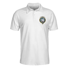 Clan Galbraith Ancient Crest Polo T-Shirt CA48 Galbraith Ancient Tartan Polo T-Shirt Tartan Polo