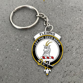Clan Fleming Tartan Crest Keychain HZ73 Clan Fleming Tartan Today