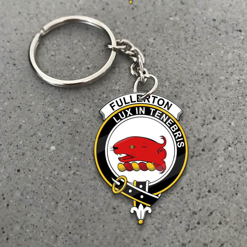 Clan Fullerton Tartan Crest Keychain VJ18 Clan Fullarton/Fullerton Tartan Today