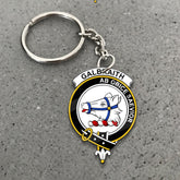 Clan Galbraith Tartan Crest Keychain YP91 Clan Rait Tartan Today