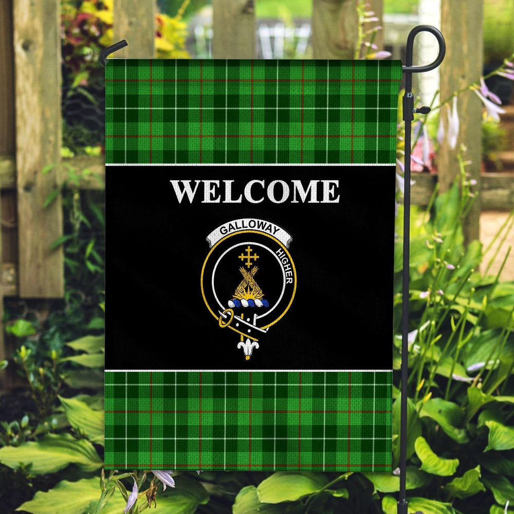 Clan Galloway Tartan Crest Black Garden Flag TW29 Clan Galloway Tartan Today
