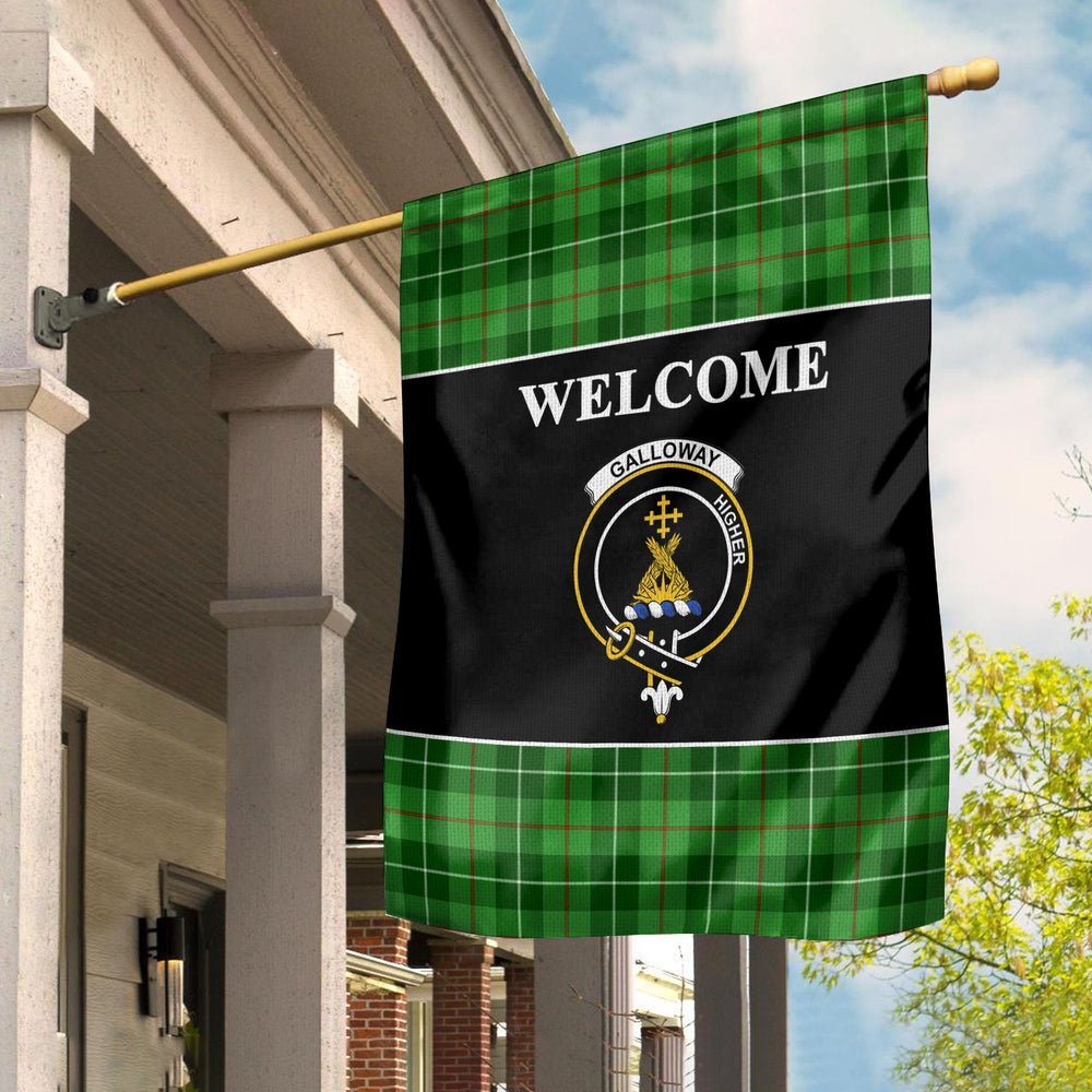 Clan Galloway Tartan Crest Black Garden Flag TW29 Clan Galloway Tartan Today