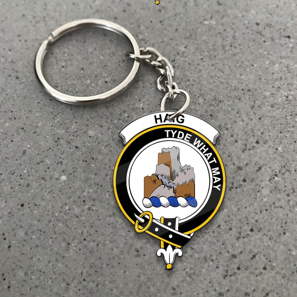 Clan Haig Tartan Crest Keychain HW83 Clan Haig Tartan Today