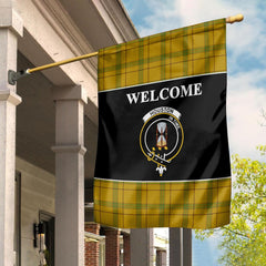 Clan Houston Tartan Crest Black Garden Flag MO74 Clan Houston Tartan Today