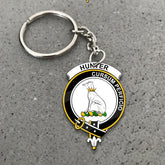 Clan Hunter Tartan Crest Keychain AR76 Clan Hunter Tartan Today