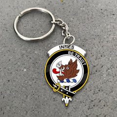 Clan Innes Tartan Crest Keychain MX58 Clan Innes Tartan Today