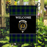 Clan Johnstone Tartan Crest Black Garden Flag EX66 Clan Johnstone Tartan Today