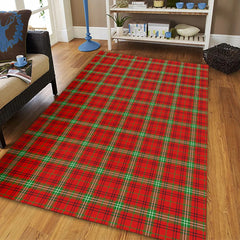 Morrison Red Modern Tartan Classic Area Rug