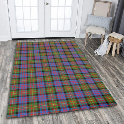 Clan Carnegie Ancient Tartan Rug – Scottish Highland Carpet for Living Room, Celtic Home Decor & Scotland Gift