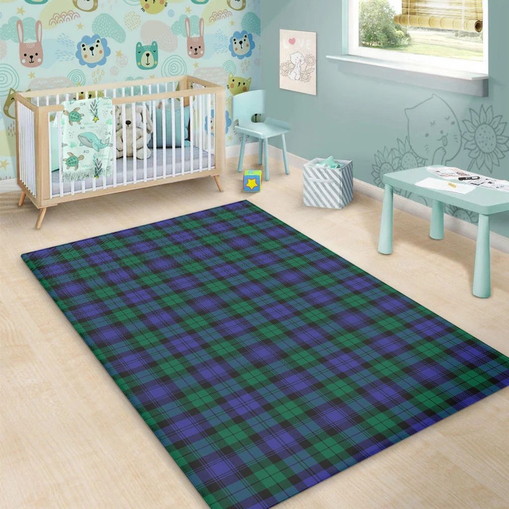 Blackwatch Modern Tartan Classic Area Rug