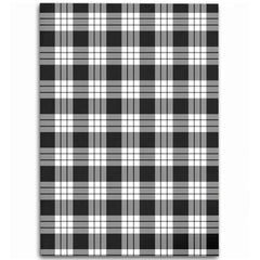 MacFarlane Black & White Tartan Classic Area Rug