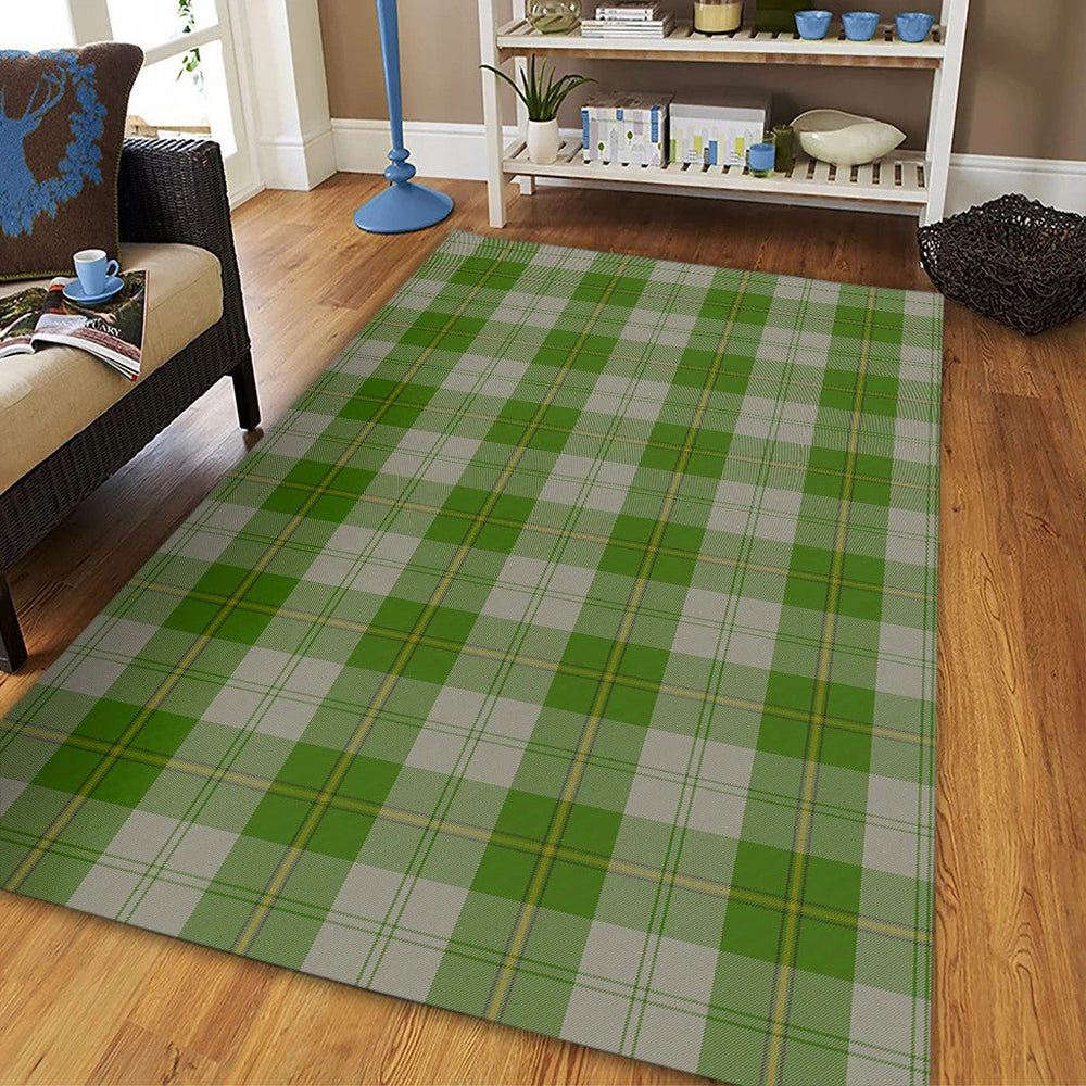 Cunningham Dress Green Dancers Tartan Classic Area Rug