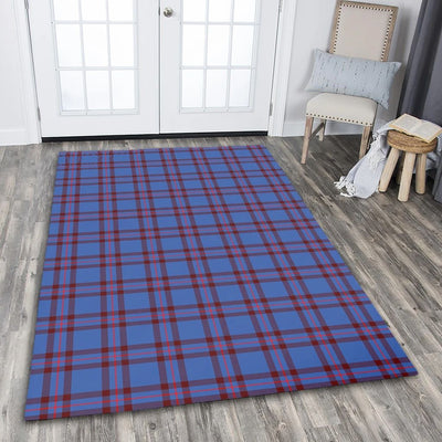 Clan Elliot Modern Tartan Rug – Scottish Highland Carpet for Living Room, Celtic Home Decor & Scotland Gift