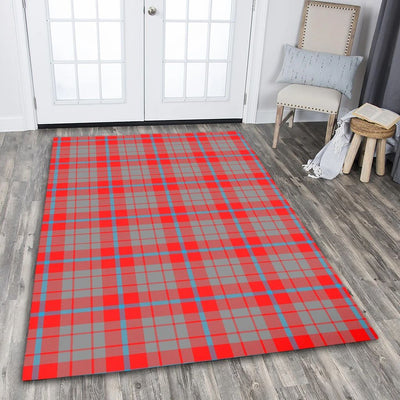Clan Moubray Tartan Rug – Scottish Highland Carpet for Living Room, Celtic Home Decor & Scotland Gift