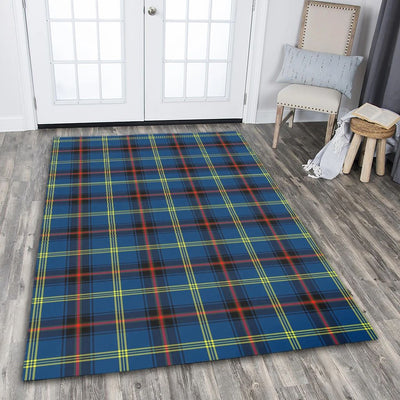 Clan Grewar Tartan Rug – Scottish Highland Carpet for Living Room, Celtic Home Decor & Scotland Gift