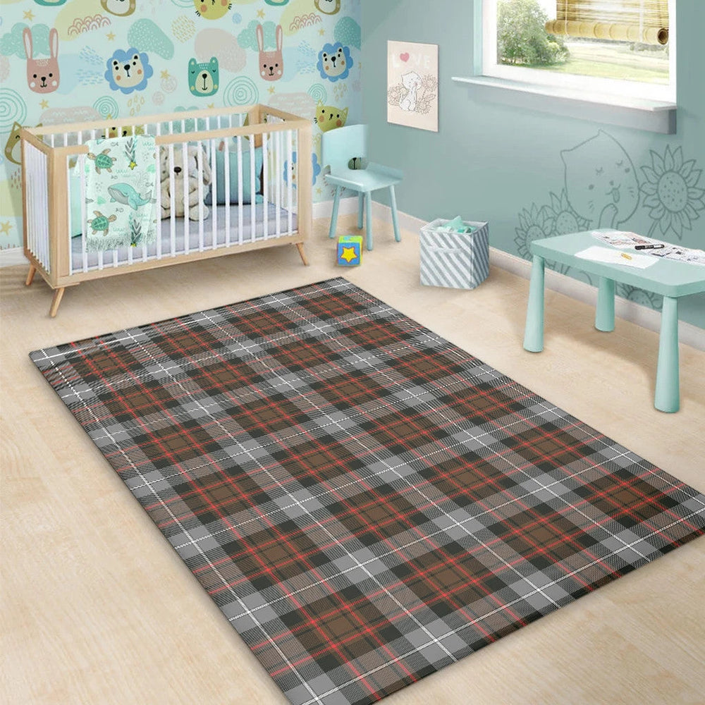 MacRae Hunting Weathered Tartan Classic Area Rug