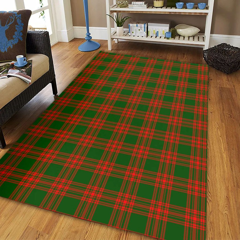 Menzies Green Modern Tartan Classic Area Rug