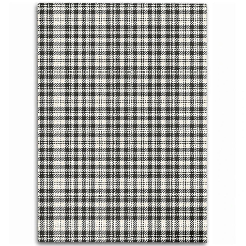 Scott Black & White Ancient Tartan Classic Area Rug