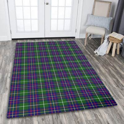 Clan Inglis Modern Tartan Rug – Scottish Highland Carpet for Living Room, Celtic Home Decor & Scotland Gift