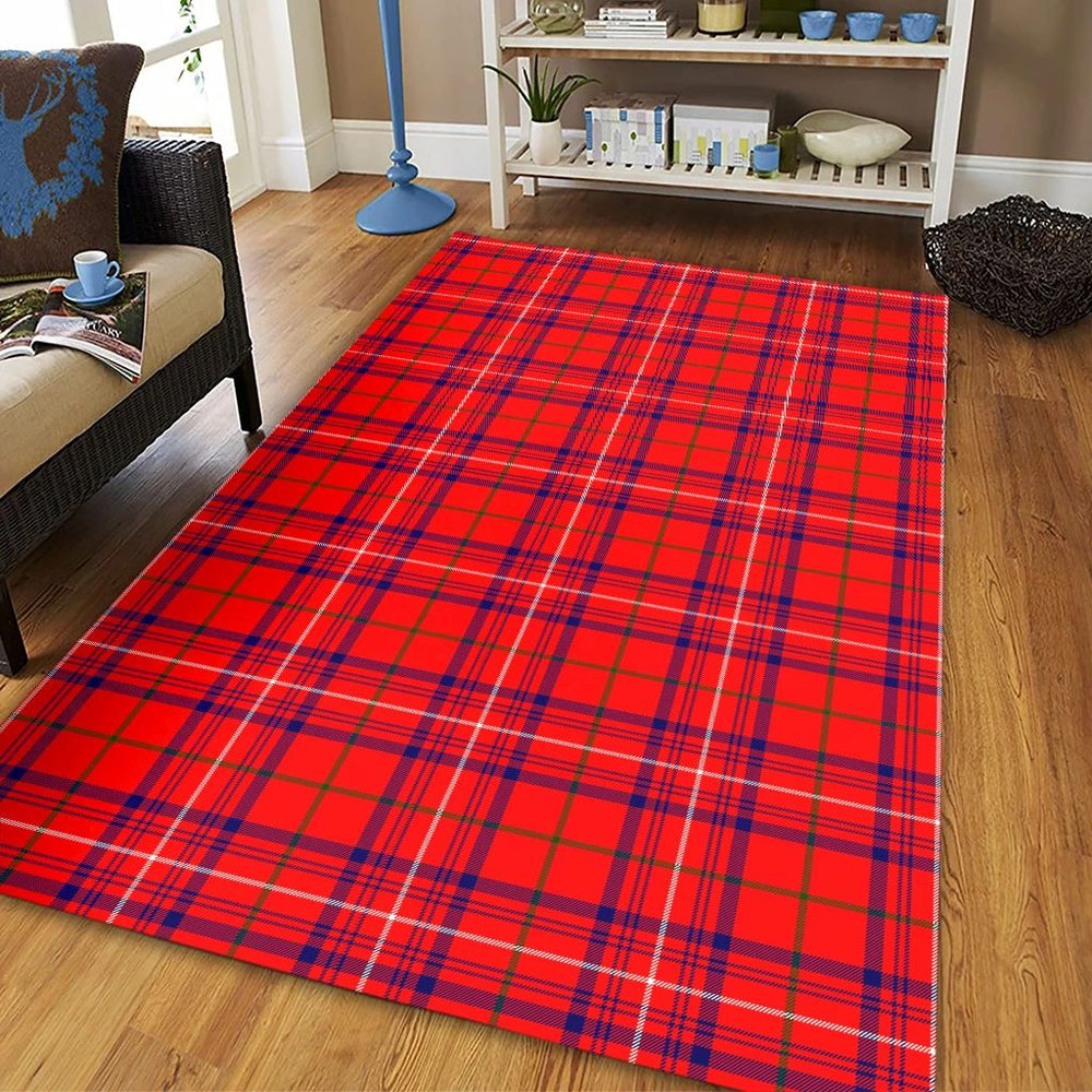 Rose Modern Tartan Classic Area Rug