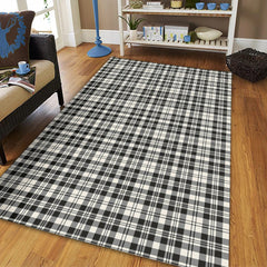 Scott Black & White Ancient Tartan Classic Area Rug