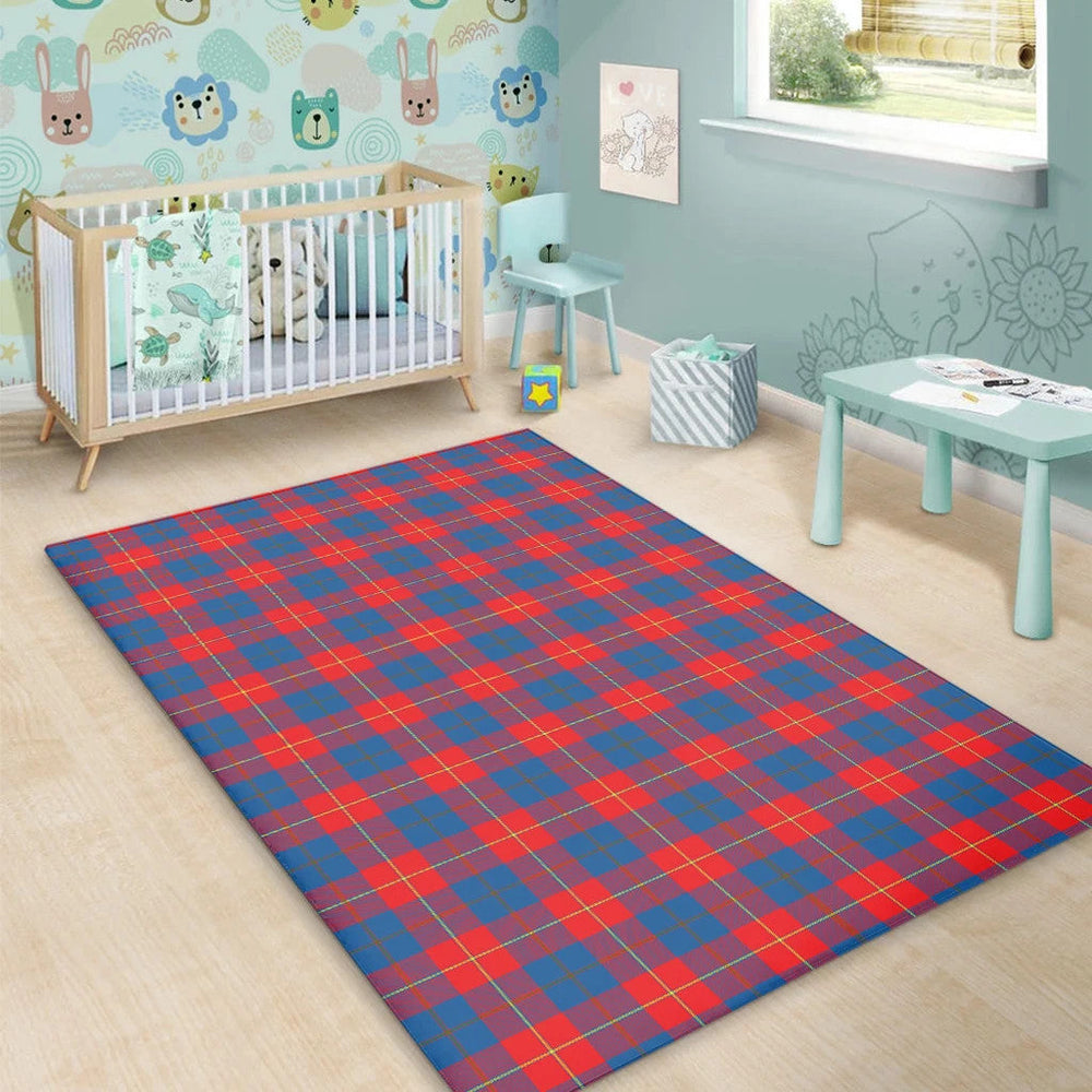 Galloway Red Tartan Classic Area Rug