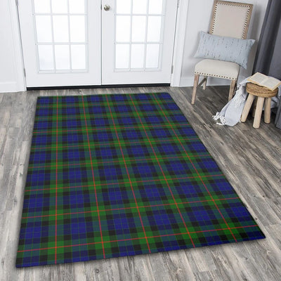 Clan Gunn Modern Tartan Rug – Scottish Highland Carpet for Living Room, Celtic Home Decor & Scotland Gift