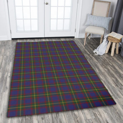 Clan Durie Tartan Rug – Scottish Highland Carpet for Living Room, Celtic Home Decor & Scotland Gift