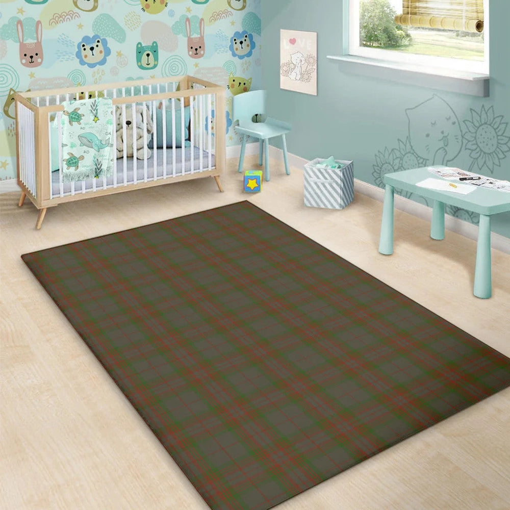 Gray Hunting Tartan Classic Area Rug