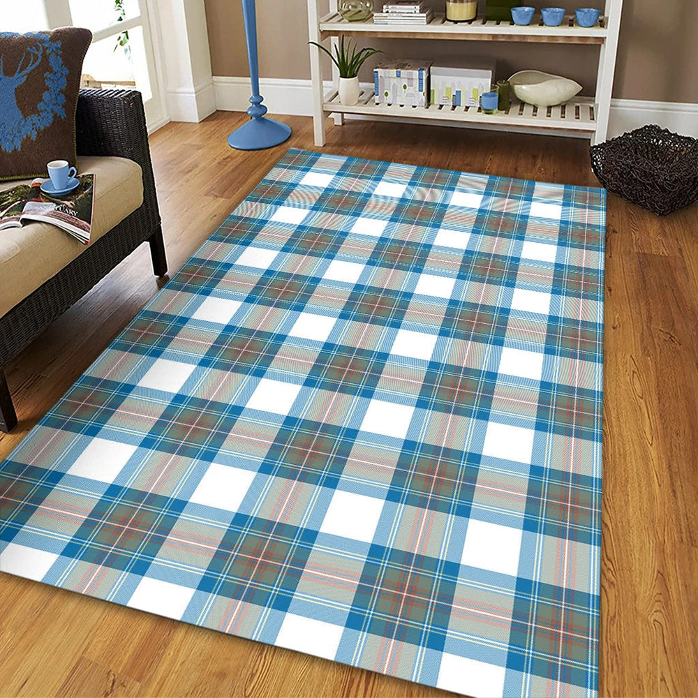 Stewart Muted Blue Tartan Classic Area Rug