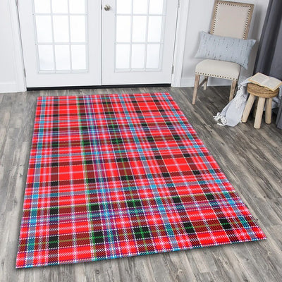 Clan Aberdeen District Tartan Rug – Scottish Highland Carpet for Living Room, Celtic Home Decor & Scotland Gift CG64