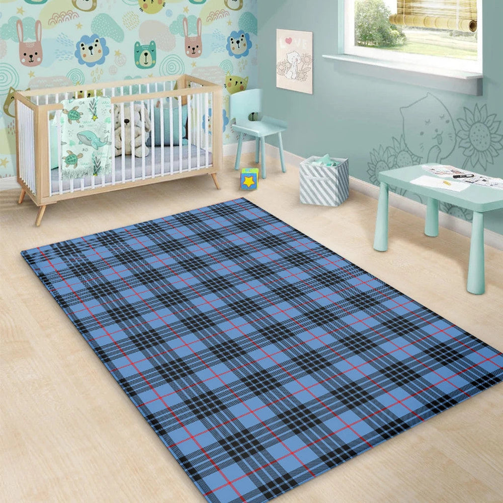 MacKay Blue Tartan Classic Area Rug