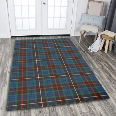 Clan Fraser Hunting Ancient Tartan Rug – Scottish Highland Carpet for Living Room, Celtic Home Decor & Scotland Gift