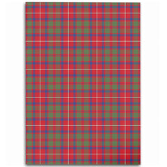 Shaw Red Modern Tartan Classic Area Rug