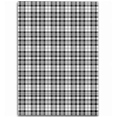 Scott Black & White Modern Tartan Classic Area Rug