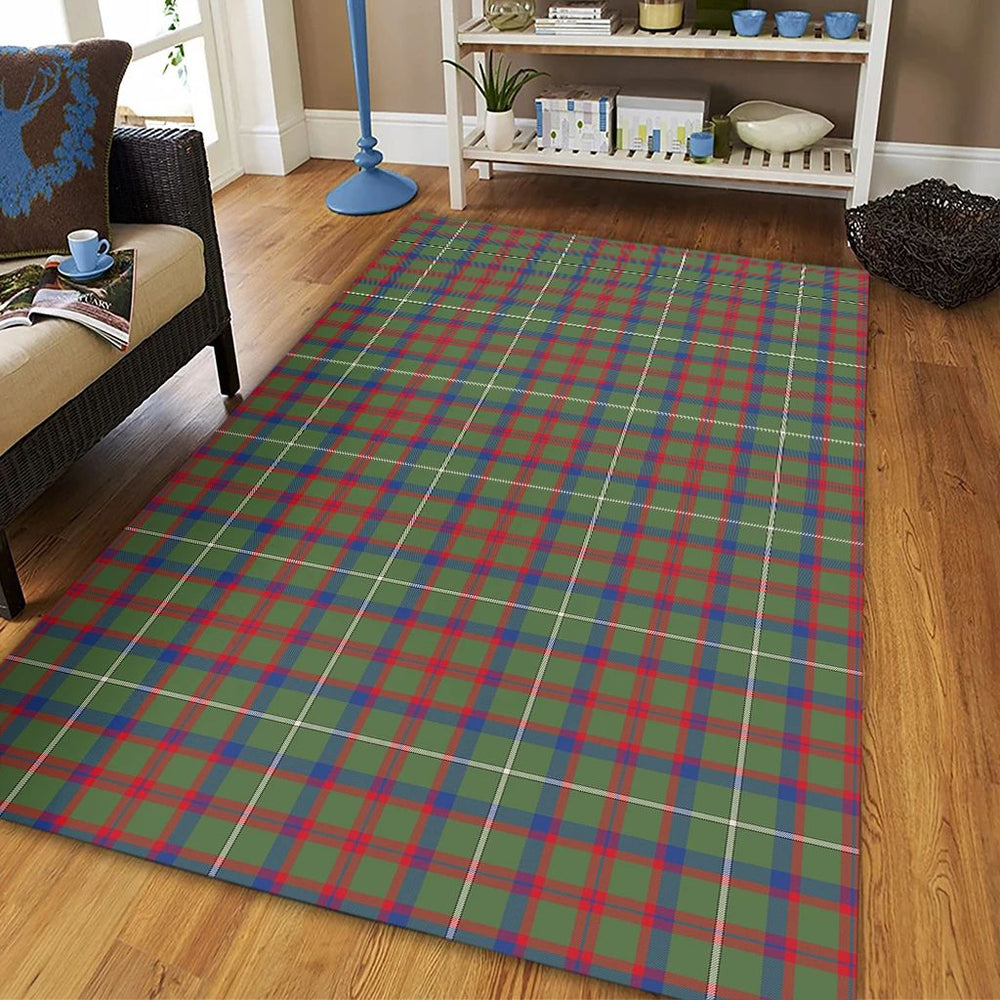 Shaw Green Modern Tartan Classic Area Rug